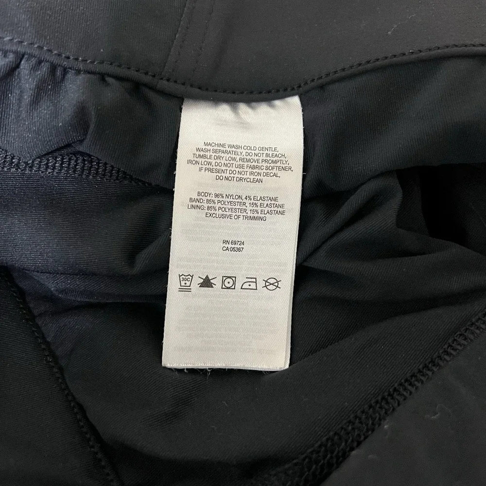 Columbia Skort Womens Small Black Omni Shield Advanced‎ Repellency Hiking Trails